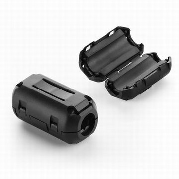 【濾波磁環-兩款可選-10個/組】抗干擾器鐵氧體帶磁芯消磁卡扣可拆式強力遮罩磁環隔絕干擾-586062