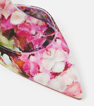 Christian Louboutin Iriza 100 floral crêpe satin pumps