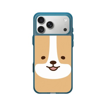 iPhone 17 Pro Max Clear (相機按鈕) 夜幕藍 - 柴語錄 Shiba Says - 阿吉大臉(直)