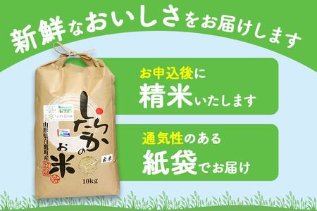 つや姫 10kg（特別栽培米）令和5年産 山形県産 しらたかのお米