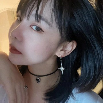 小寶s925純銀鋯石星星獨特耳環女夏季高級感輕奢顯臉瘦設計感氣質