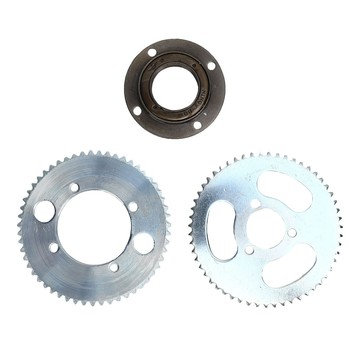 【Lixada】自行車鏈輪飛輪組高韌性鋼4孔3輪鏈輪無齒速度