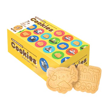 School of Cookie 台灣優格餅乾學院 天然奶油 交通工具造型餅乾禮盒 雞蛋口味 16包  224g  1盒