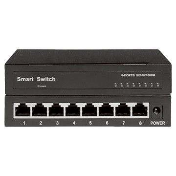 Neon 台灣霓虹 8埠全千兆網路交換機，型號SW-8G，8-PORTS 10/100/1000M  1個