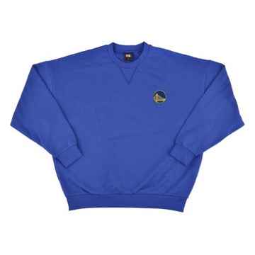 NBA 滿版隊伍斜口袋大學Tee 勇士 男女 長袖上衣 NBAPL25FWSW_GSW