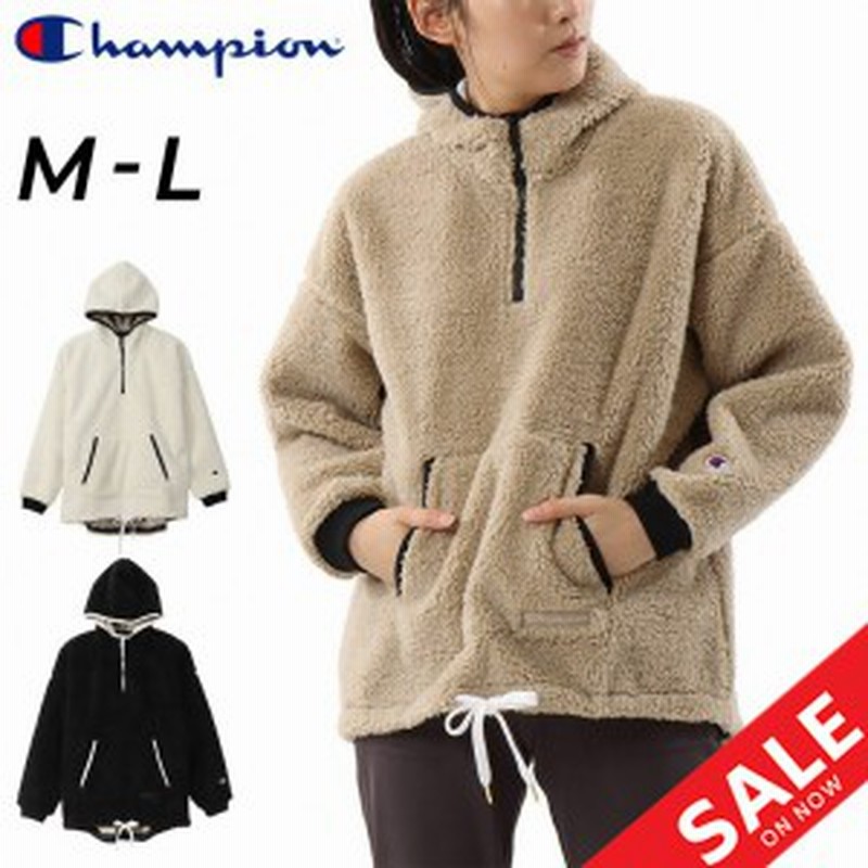 ボアジャケット レディース アウター/チャンピオン Champion ハーフ