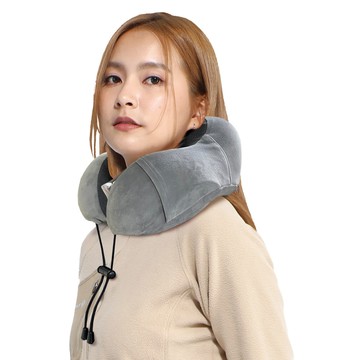 記憶棉U型枕(顏色隨機出貨) 23-23047 戶外 露營 登山 健行 休閒 時尚 旅遊 舒適 柔軟 記憶棉 U型枕