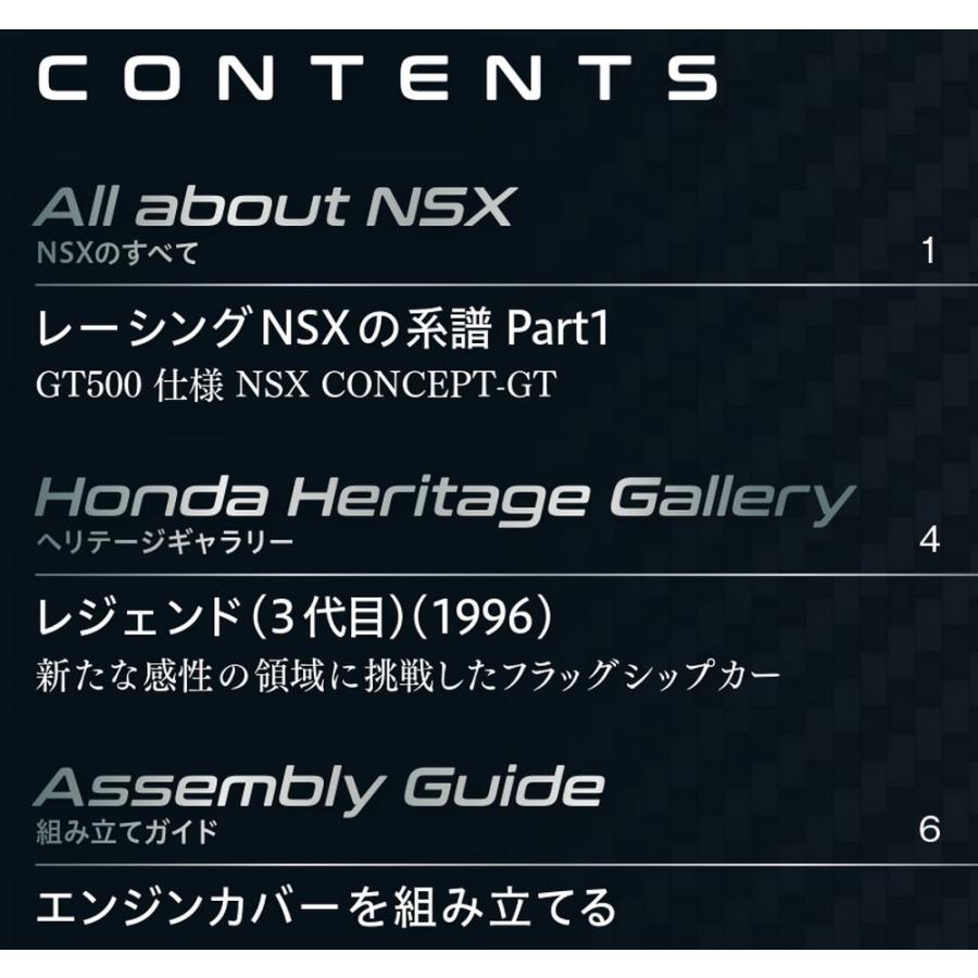 デアゴスティーニ　Honda NSX　第51号
