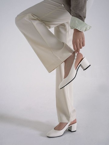Doki Middle Heel Slingback Pumps (2.5CM/5CM)