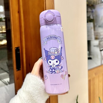 三麗鷗316不鏽鋼彈蓋保溫瓶｜ 500ML 庫洛米 保溫瓶 保溫杯 大耳狗 HC-013 4K