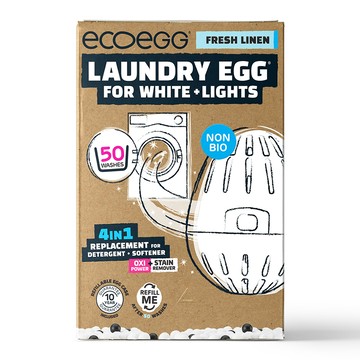 英國ECOEGG-環保低敏淺色衣物潔衣蛋(50次/粉藍柔軟舒棉)／