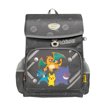 【預購】怡寶IMPACT 寶可夢 懸浮磁扣護脊書包-灰色(IMPKM7011GY)