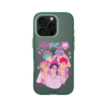 iPhone 16 Pro Clear 憂墨綠 - Kpop 獵魔女團 - Soda Pop