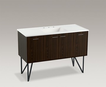 【麗室衛浴】KOHLER Jute 四門浴櫃 (120cm) K-77123T-DW1