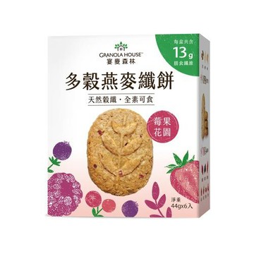 【宴麥森林】多穀燕麥纖餅(44g*6入)