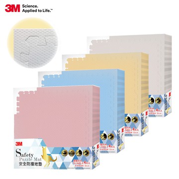 3M 9935E 安全防撞地墊-4種顏色(61.5CM)(4片/包)-附邊條