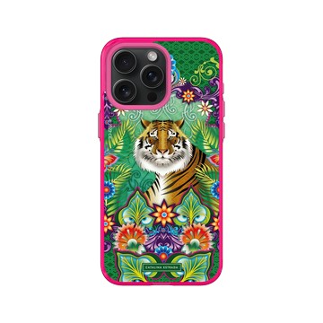 iPhone 15 Pro Max Clear 粉漾桃 - Catalina Estrada - Bengal Tiger