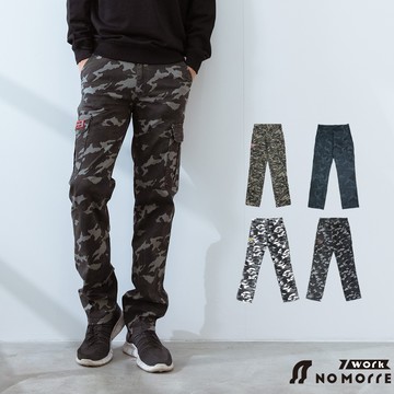 台灣現貨 迷彩褲 迷彩工作褲 多口袋 軍裝風 經典迷彩 寒帶迷彩 M-4L 多款【NoMorre】#3521