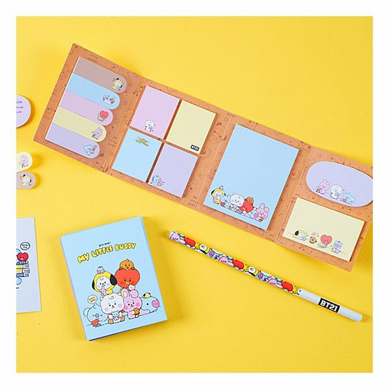 Bt21 My Little Buddy 4段 付箋 韓国 文具 文房具 ポストイット かわいい 防弾少年団 通販 Lineポイント最大0 5 Get Lineショッピング