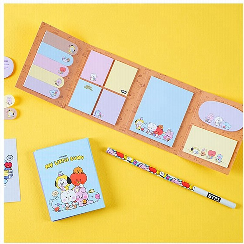 Bt21 My Little Buddy 4段 付箋 韓国 文具 文房具 ポストイット かわいい 防弾少年団 通販 Lineポイント最大0 5 Get Lineショッピング