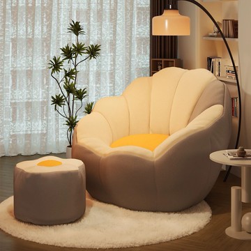 免運 公司貨 沙發 單人沙發 懶人沙發可睡可躺單人躺椅榻榻米懶人椅網紅豆袋沙發椅臥室小沙發 可開發票 全館五折 工廠現貨直銷 新品特價 z11122