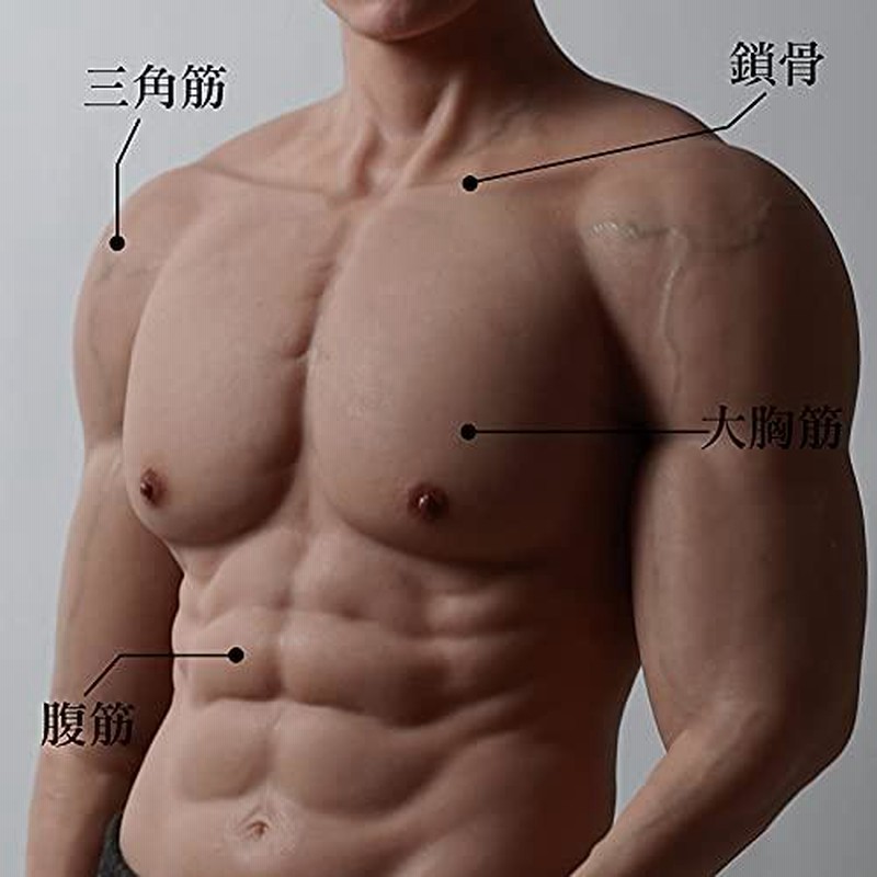 Amazon.co.jp: [EQAIWUJIE] 偽胸筋 筋肉スーツ 腕のある