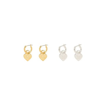 AirRoom 正品2025AW HUMAN MADE HEART SILVER EARRINGS 925銀 愛心 耳環