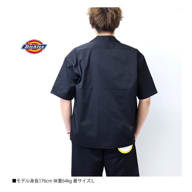 SALE セール Dickies ディッキーズ オープンカラー 半袖 ワークシャツ