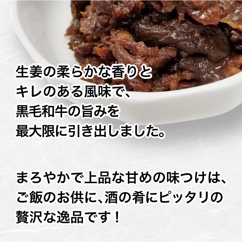 黒毛和牛 しぐれ煮 佃煮 牛肉 宮崎県産 1袋100g メール便 送料無料 ごはんのお供