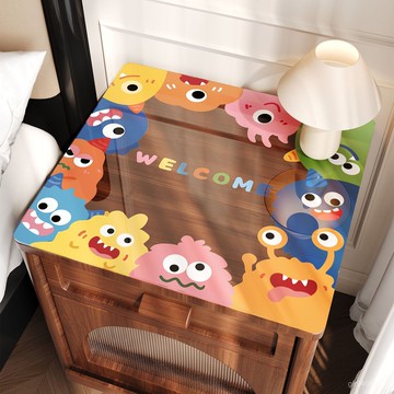 💥今日下殺價💥 多巴胺 透明 桌墊 防水 防油 免洗 正方形 方桌 桌布 八僊桌 PVC 軟玻璃 墊子