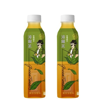 金車 《波爾茶》波爾茶-無糖綠茶580ml-24罐x2箱