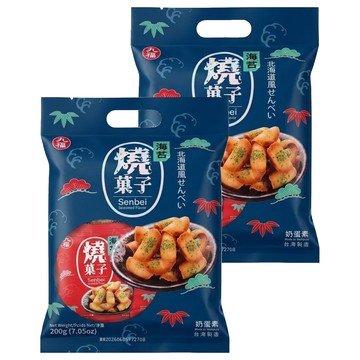 九福 海苔燒果子  200g  2袋