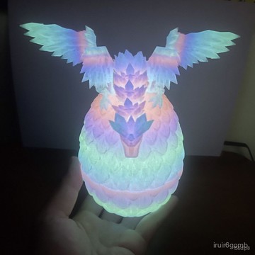 🔥桃園有貨🔥【2463人好評】3D打印夜光彩虹龍翅膀飛龍套裝關節可活動創意兒童玩具禮物 KJ9G