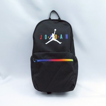 JORDAN JD2523014AD005 雙肩背包 運動背包 筆電層 23L 黑/多彩【iSport愛運動】