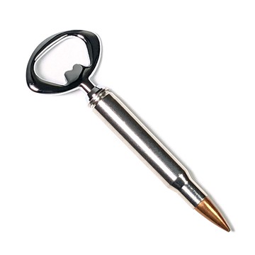 Bullet SPRG春田步槍子彈 開瓶器（銀）啤酒開蓋器 金屬造型復古省力合金開罐器開瓶神器 不鏽鋼開酒器酒刀啤酒刀
