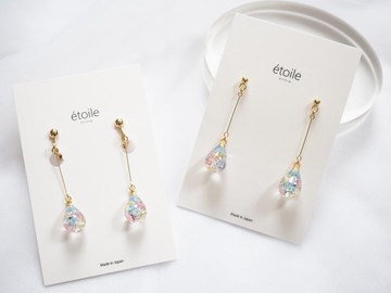 Swarovski 水滴長款耳環 SDL-17