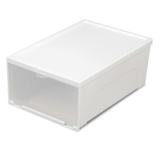 IRIS OHYAMA 6入透明收納鞋盒 NSB-340 (可疊加/掀蓋式/收納鞋盒/鞋類/收納)
