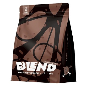 MARS 戰神 混合式巧克力風味高蛋白粉  1kg  1個