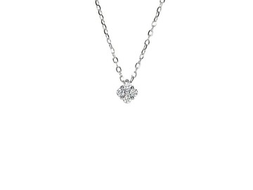 丁香花 Lilac系列 | 鑽石 / 18K小花項鍊 / 鎖骨鍊