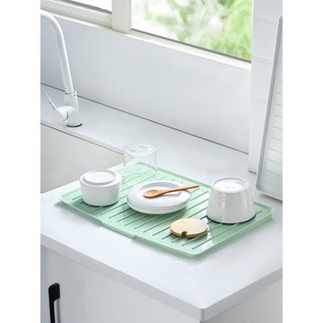 日本asvel臺面瀝水托盤水槽瀝水架杯子廚房碗碟水杯置物架瀝水盤