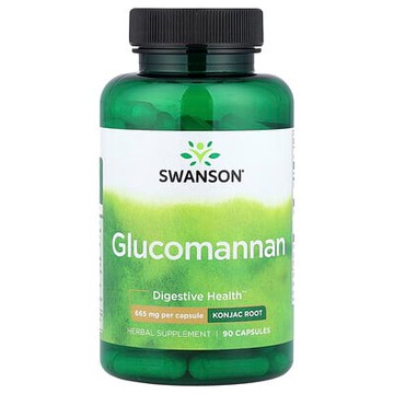 Swanson, 葡甘聚糖膠囊，665 微克，90 粒裝