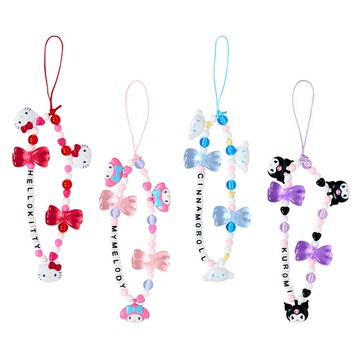 Sanrio 三麗鷗 造型串珠手機吊鍊 手機吊飾