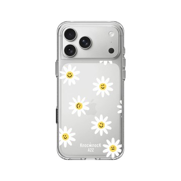 iPhone 17 Pro Max Clear Case（相機按鈕） 透明 - Knock Knock A2Z - 哈囉小小雛菊