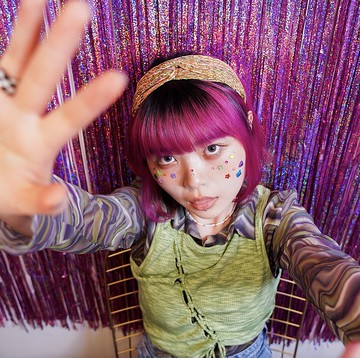 Goodie Bag / Y2K風格 / 特色織布髮帶 / 聯乘 / 手工白拼金珠鏈