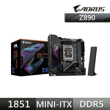 GIGABYTE 技嘉Z890I AORUS ULTRA INTEL 主機板