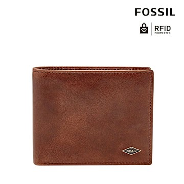FOSSIL Ryan 經典款男夾-咖啡色 ML3736201