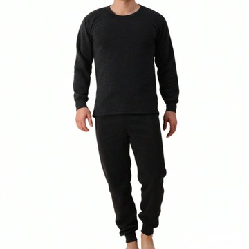 【KN】韓風休閒輕暖刷毛男保暖衣KN681