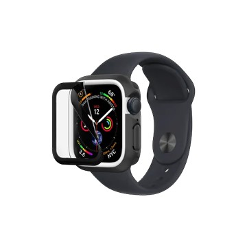 Apple Watch Series 5 (40mm) Apple Watch 3D壯撞貼 黑