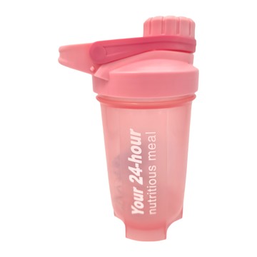 手提直飲搖搖杯/攪拌球健身杯 Set 3入  粉色 500ml  顏色隨機  1組