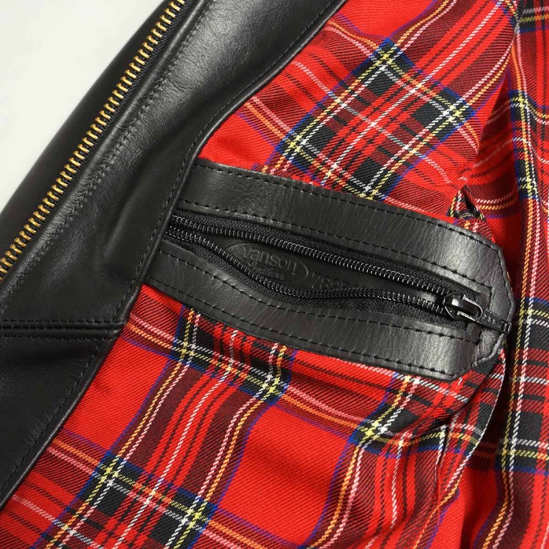 希少✨ 【米国製】バンソン カーコート 黒 40サイズ 牛革 バンソン VANSON J 3/4 カーコート ブラック アメリカ製 米国製